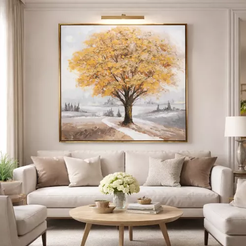 Oljemålning Träd Modern