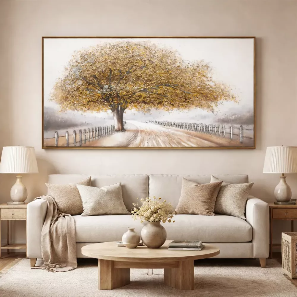 Oljemålning Tree of Life