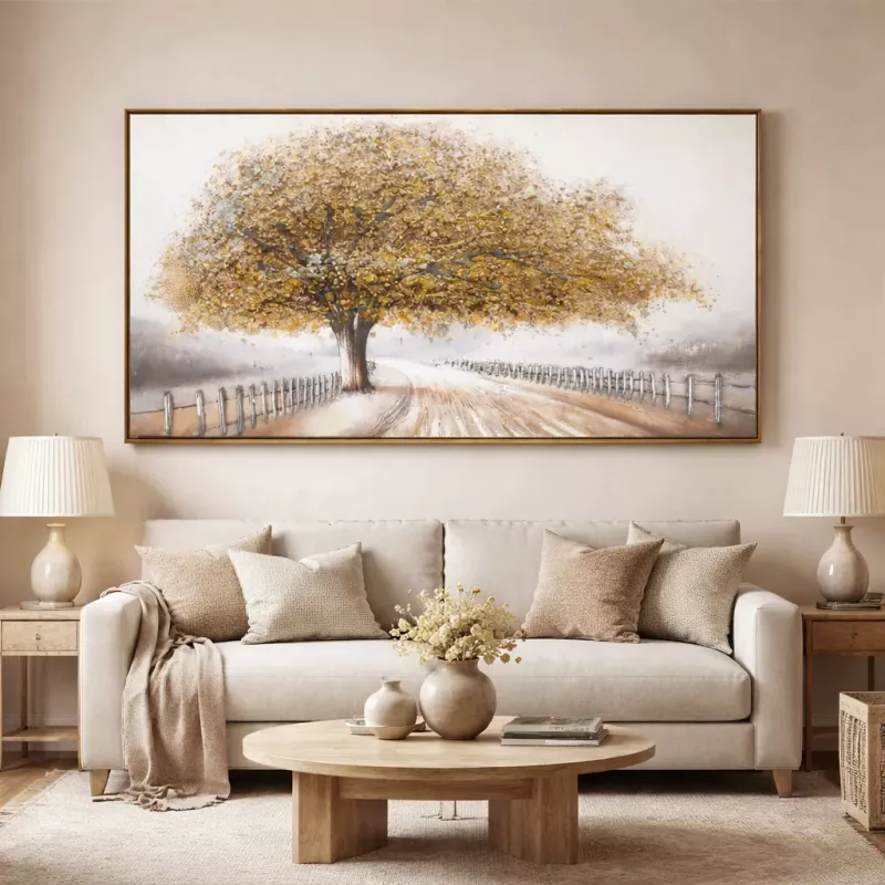 Oljemålning Tree of Life