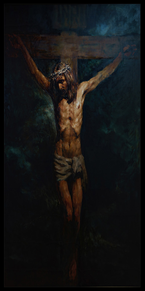 Maleri HD Print Jesus på Korset