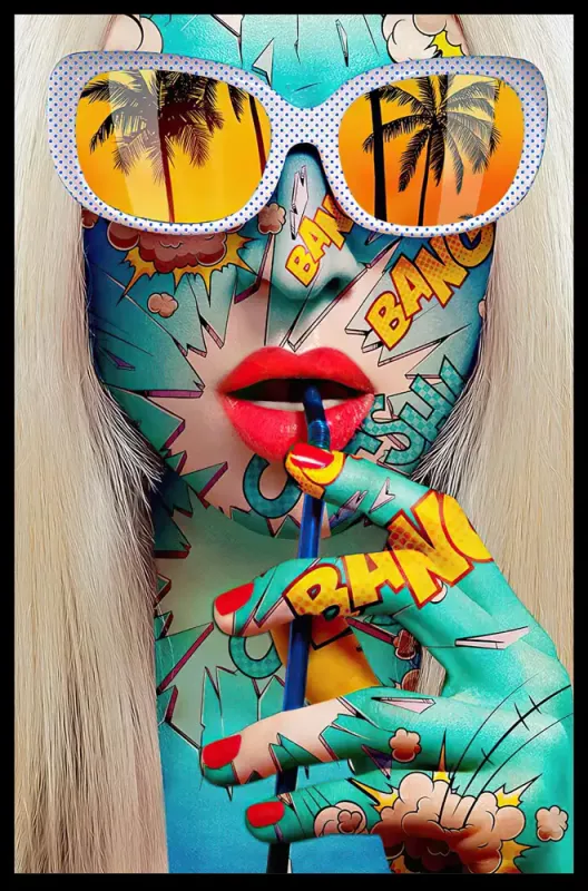 Bilde HD Print Pop Art Bang