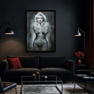 Bilde HD Print Marilyn Monroe Tattoo