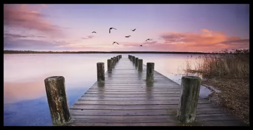 Tavla HD Print Brygga