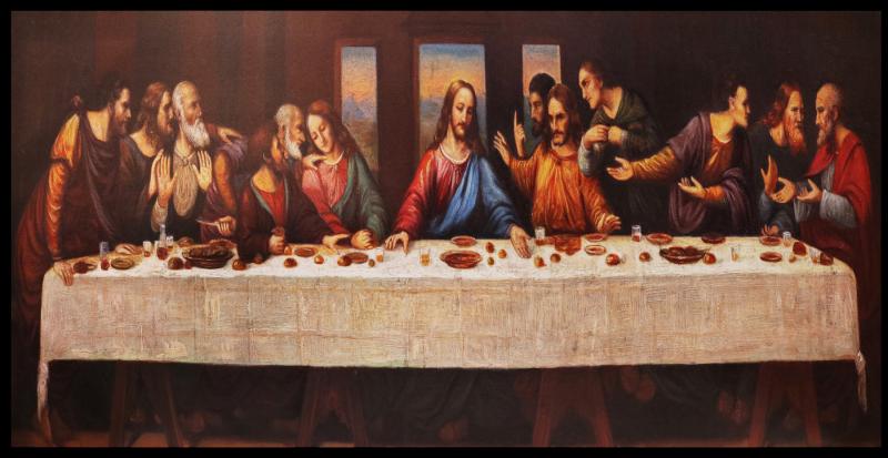 Tavla HD Print Sista Måltiden