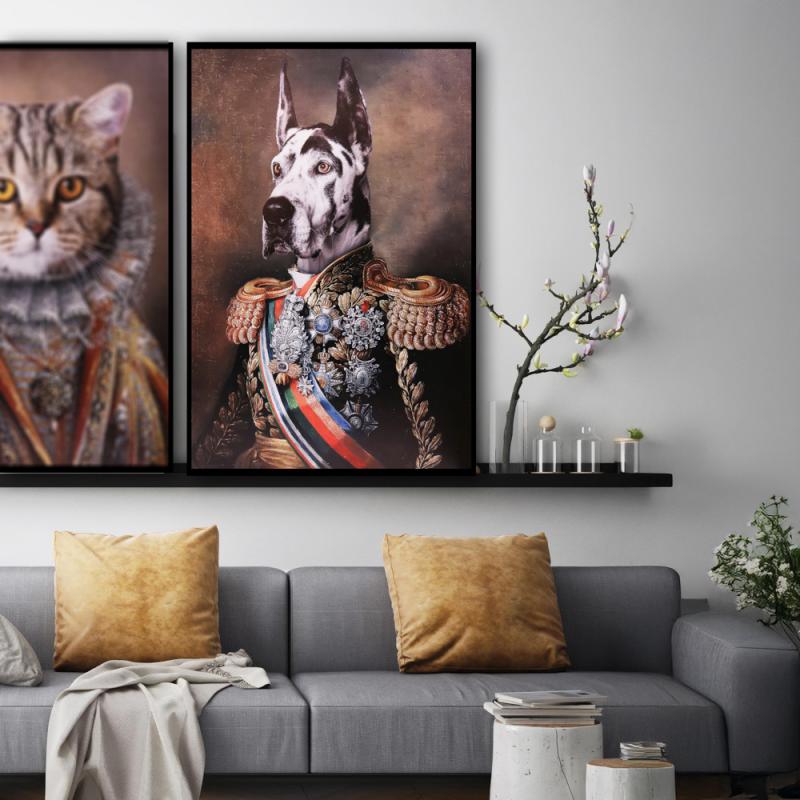 Tavla HD Print Grand Danois