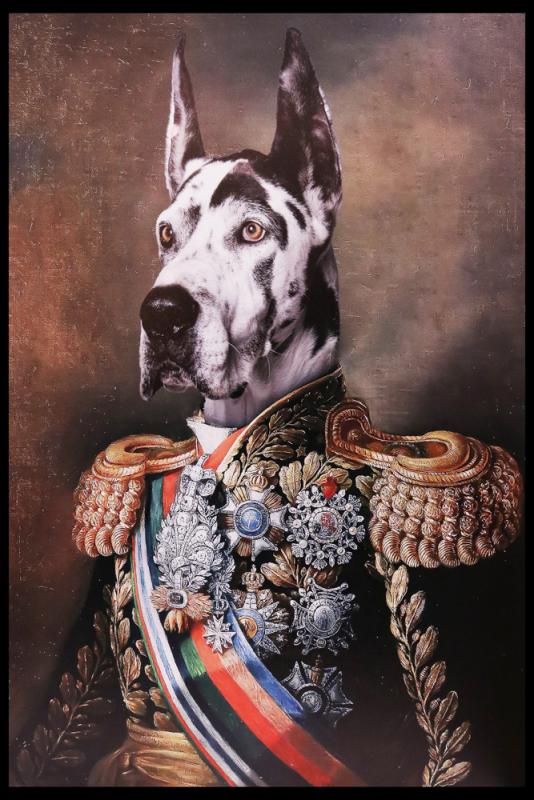 Tavla HD Print Grand Danois