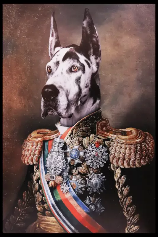 Tavla HD Print Grand Danois