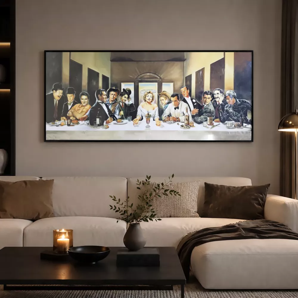 Tavla HD Print Stars Last Supper