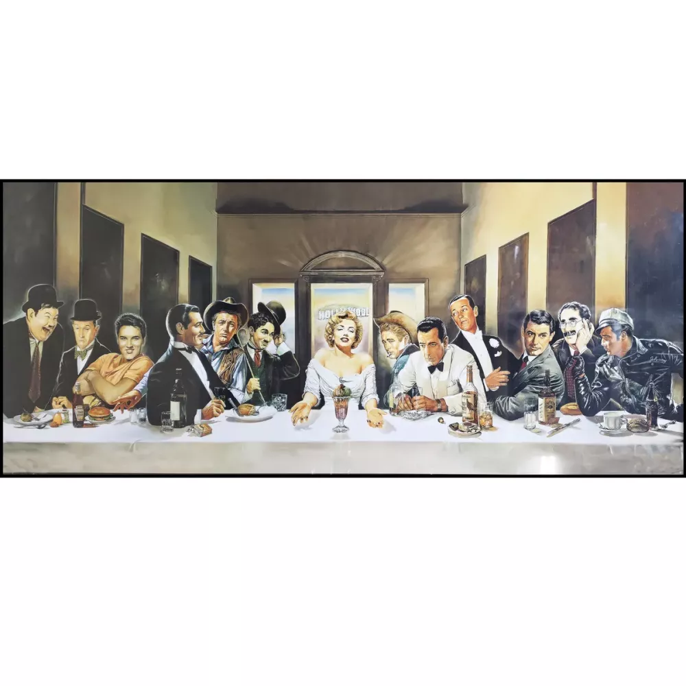 Tavla HD Print Stars Last Supper