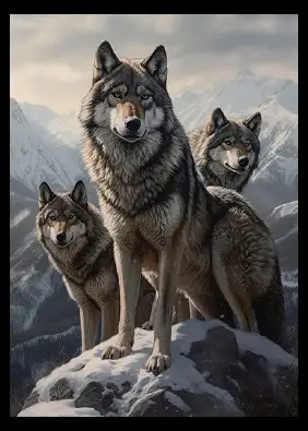 Bilde HD Print Ulver