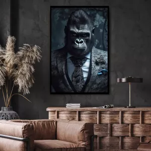 Tavla HD Print Gorilla Suit Portrait