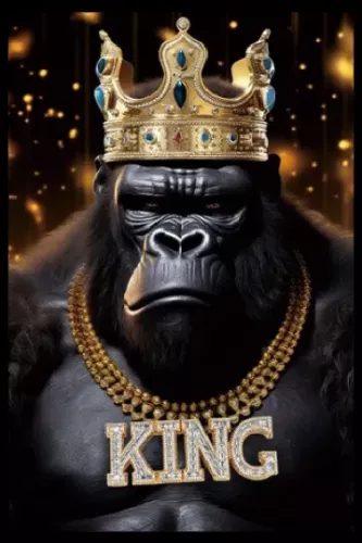 Tavla HD Print Gorilla King