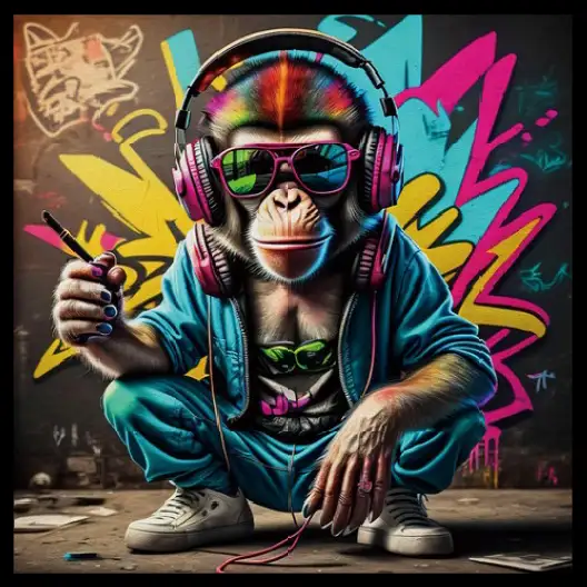 Bilde HD Print Sjimpanse