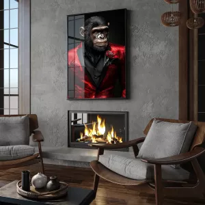 Bilde HD Print Sjimpanse