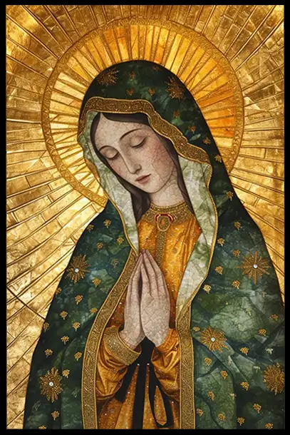 Tavla HD Print Jungfru Maria