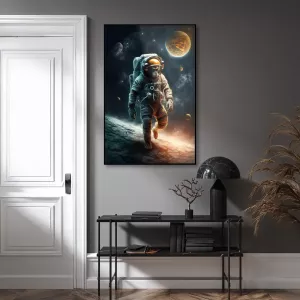 Tavla HD Print Astronaut Monkey