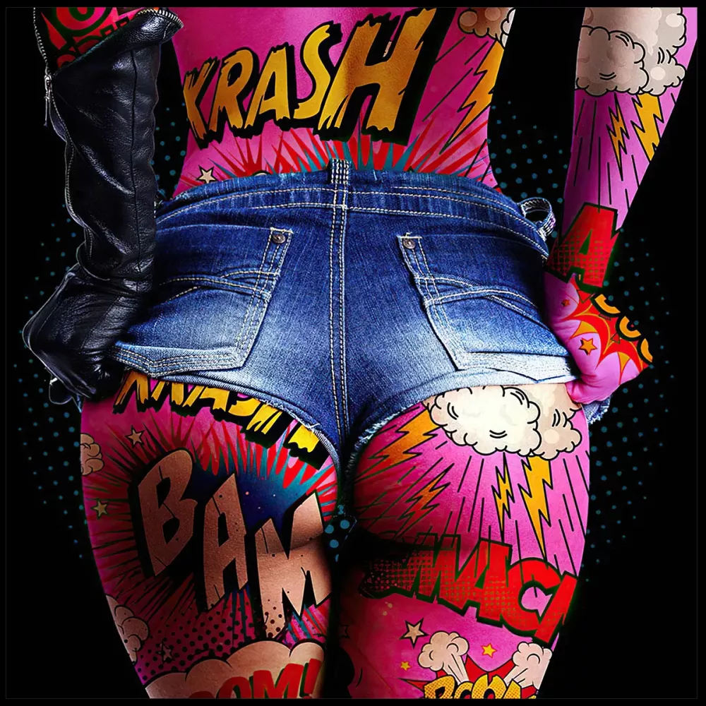 Tavla HD Print Pop Art Rumpa