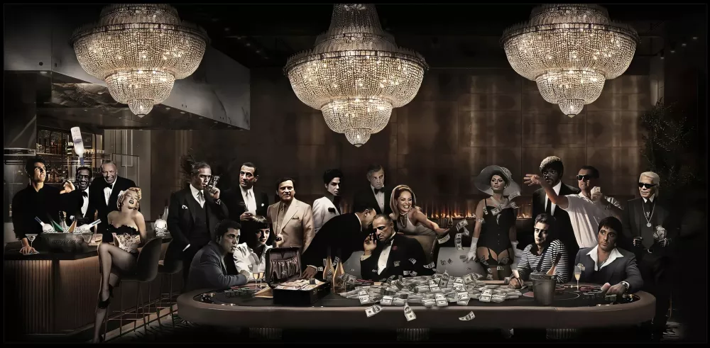 Tavla HD Print Hollywood Poker