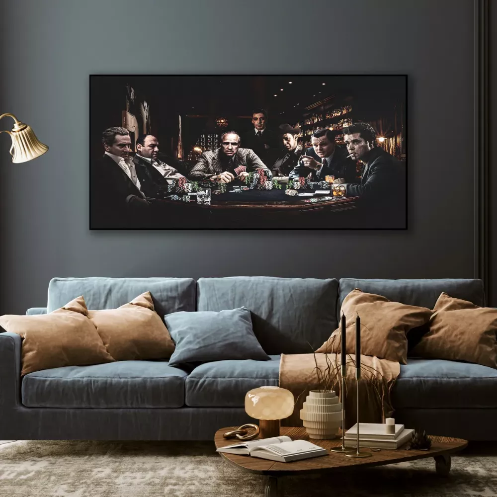Tavla HD Print Hollywood Gangster