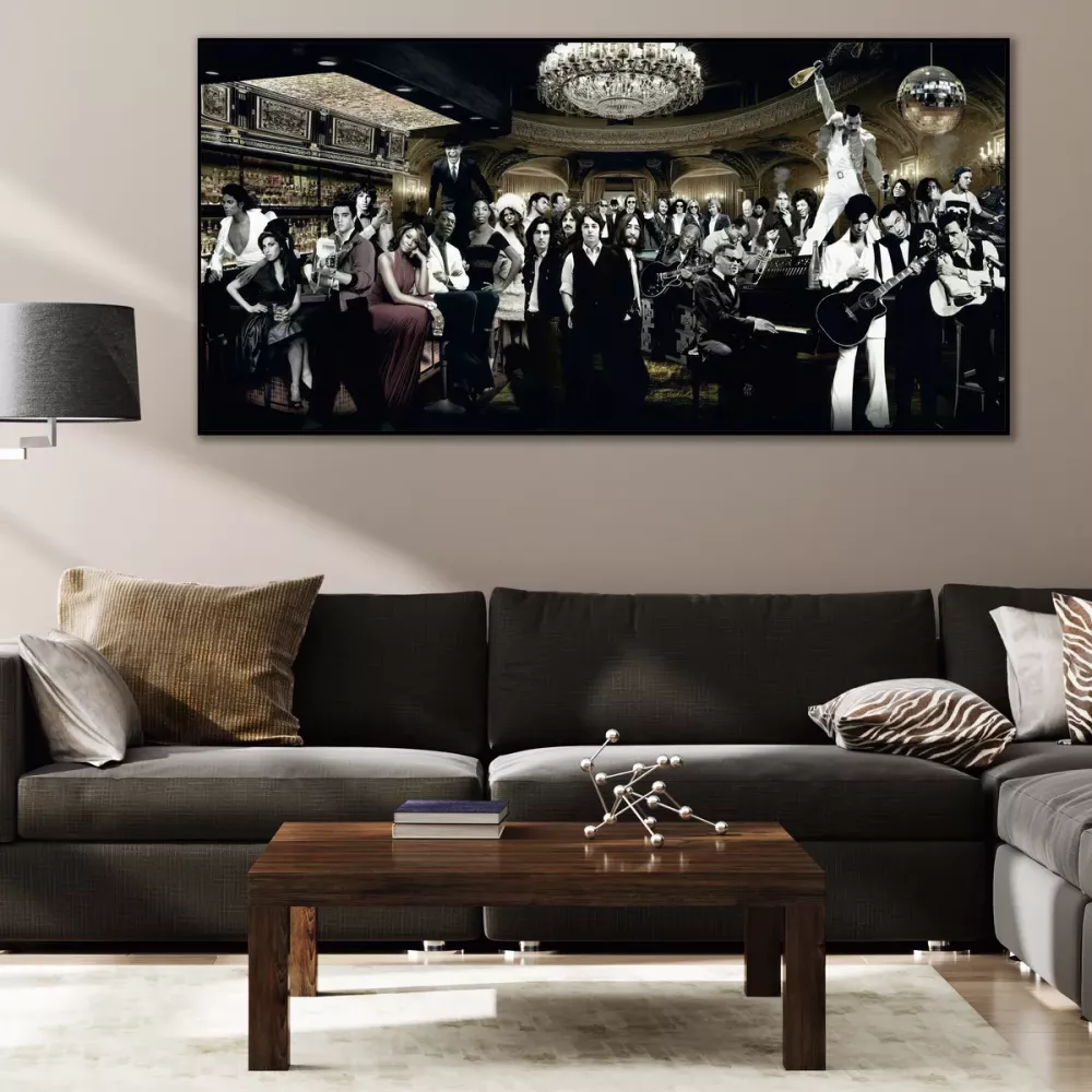 Tavla HD Print Hollywood Bar