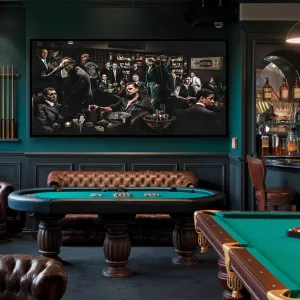 Tavla HD Print Hollywood Mancave