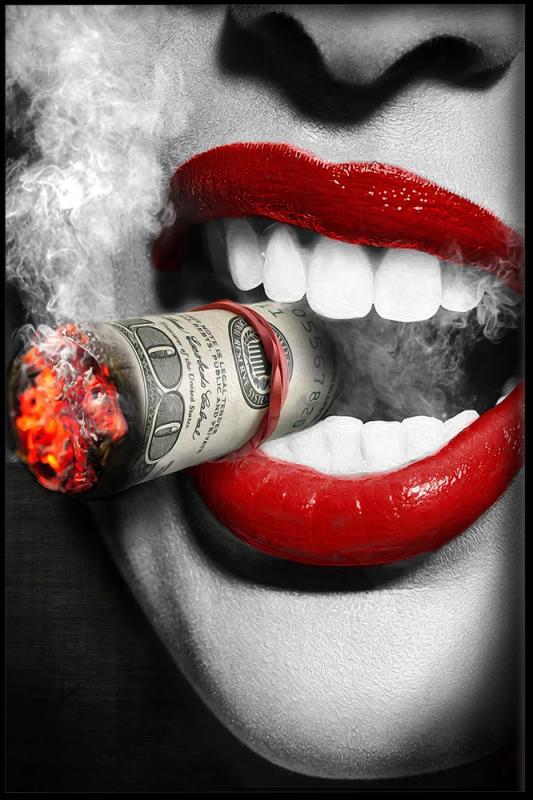 Tavla HD Print Dollar Cigar