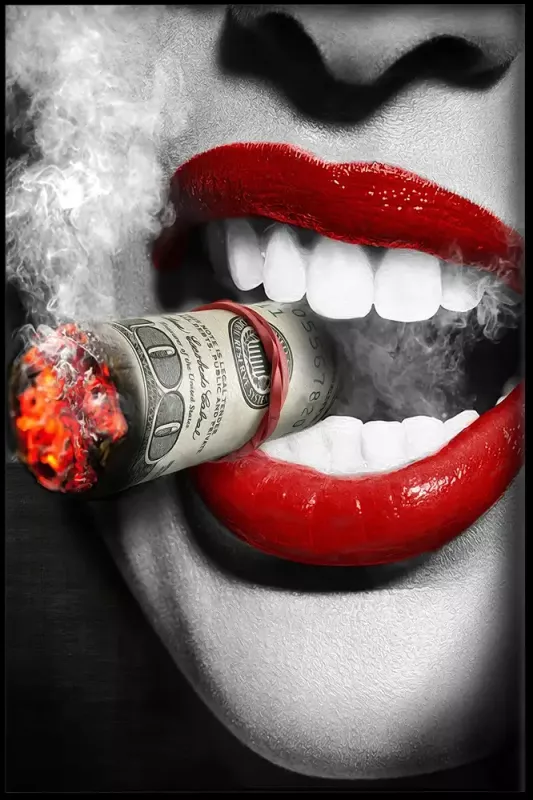 Tavla HD Print Dollar Cigar