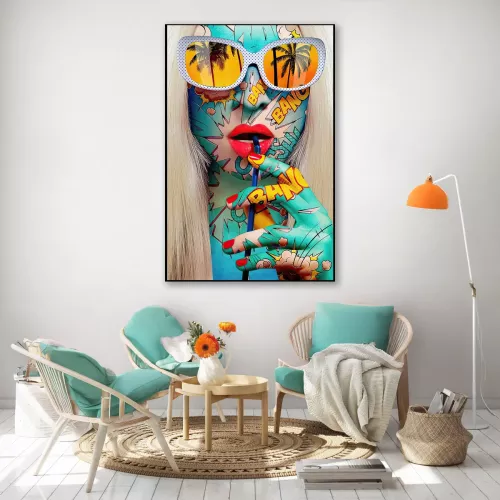 Tavla HD Print Pop Art Bang