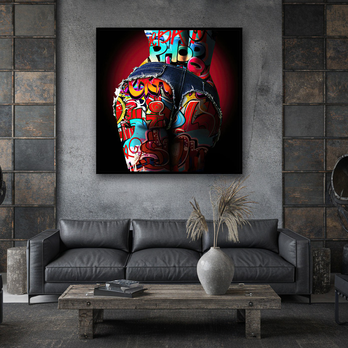 Tavla HD Print Pop Art Rumpa