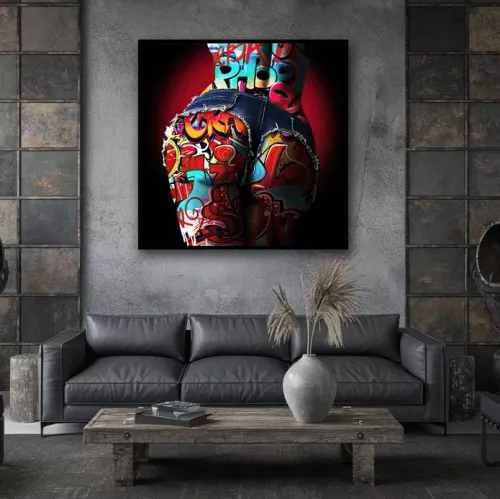 Tavla HD Print Pop Art Rumpa