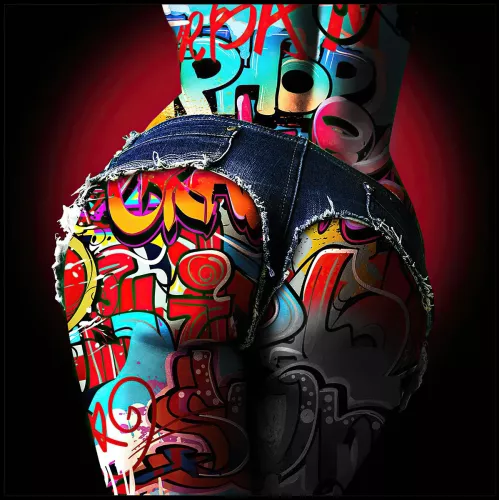 Tavla HD Print Pop Art Rumpa