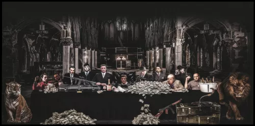 Tavla HD Print Hollywood Church