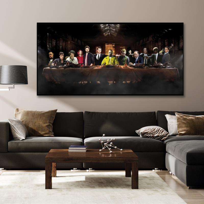 Tavla HD Print Hollywood Last Supper