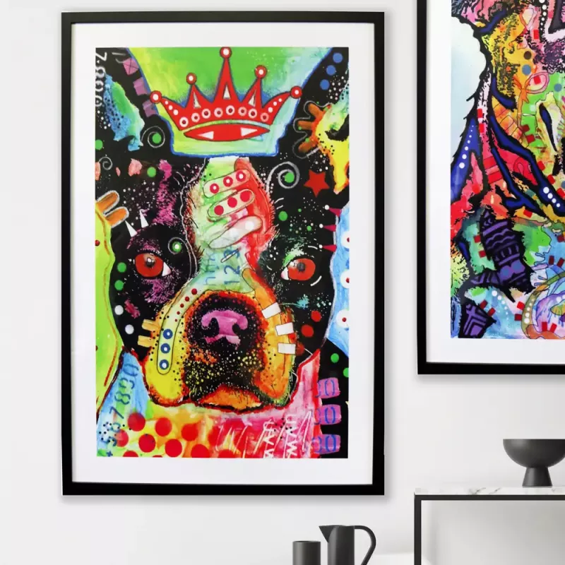 Tavla Plexiglas Graffiti Frenchie