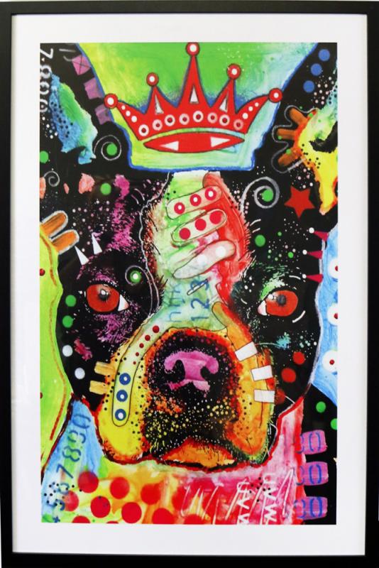 Tavla Plexiglas Graffiti Frenchie