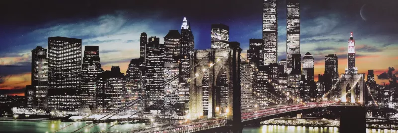 Tavla Canvas New York Night