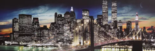 Tavla Canvas New York Night