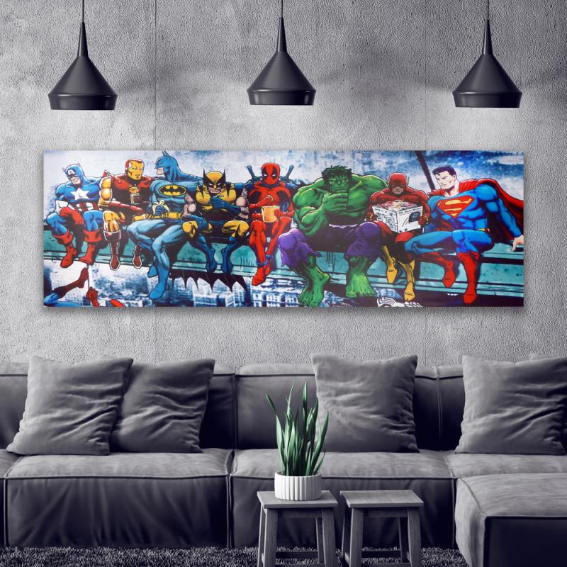 Tavla Canvas Superheroes