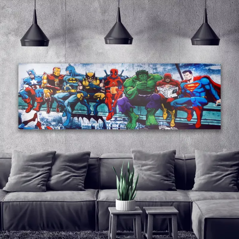 Tavla Canvas Superheroes