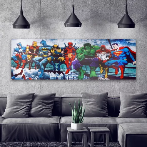 Tavla Canvas Superheroes