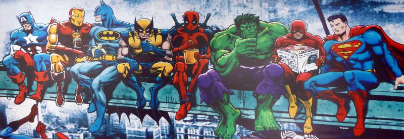 Tavla Canvas Superheroes