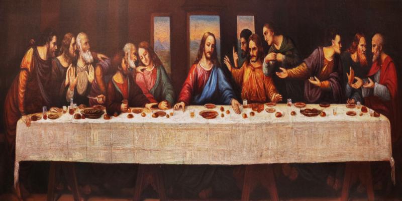 Tavla Canvas Sista Måltiden