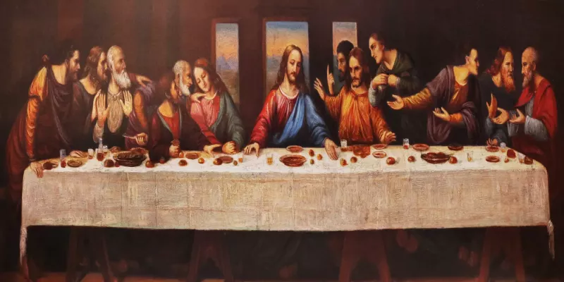 Tavla Canvas Sista Måltiden