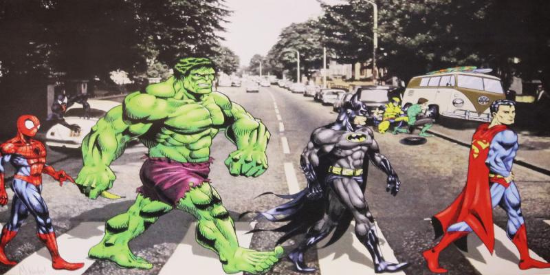 Tavla Canvas DC & Marvel