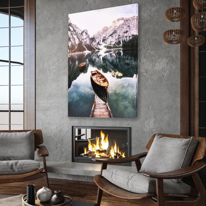 Tavla Canvas Boat in Mountain Lake