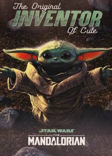 Tavla Canvas Baby Yoda