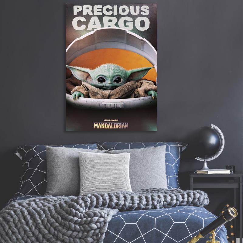 Tavla Canvas Baby Yoda