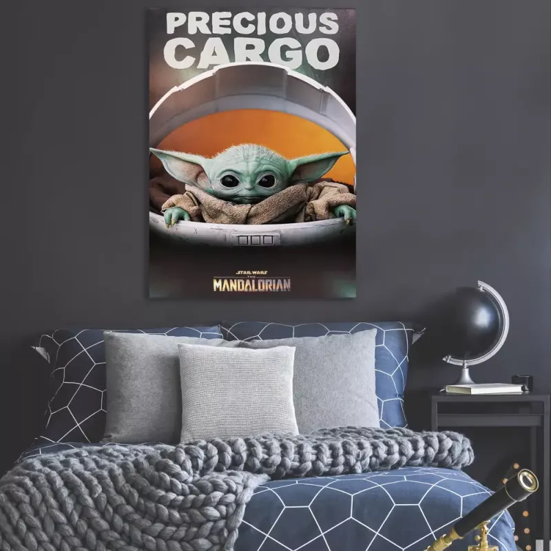 Tavla Canvas Baby Yoda