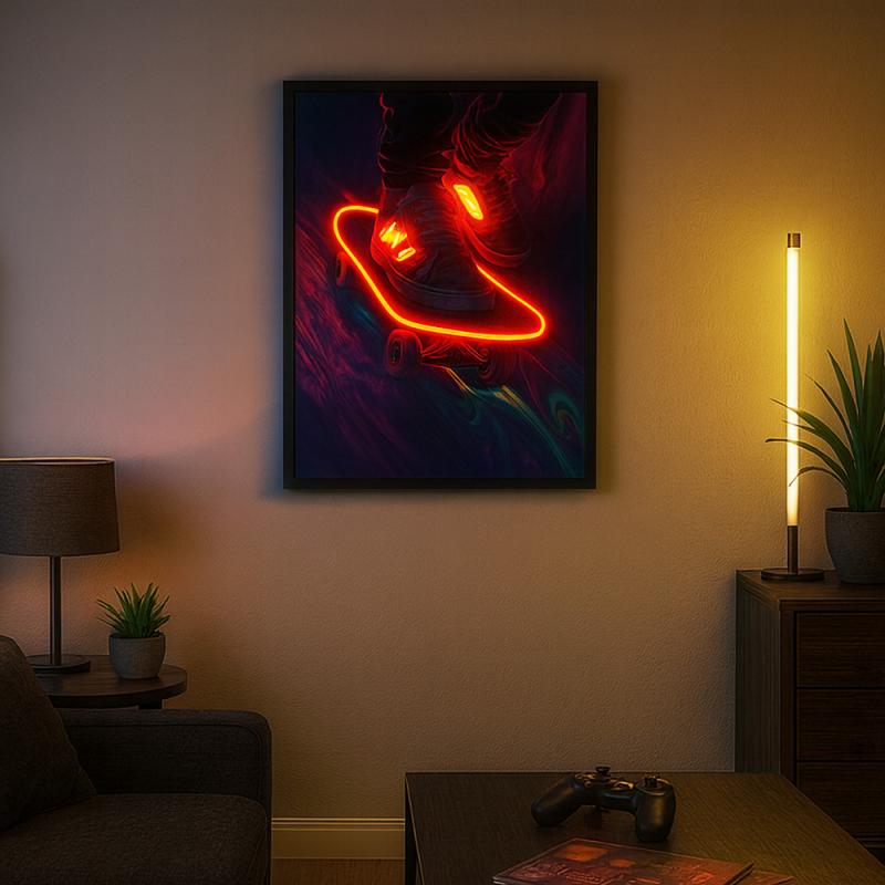 Bilde LED Skateboard