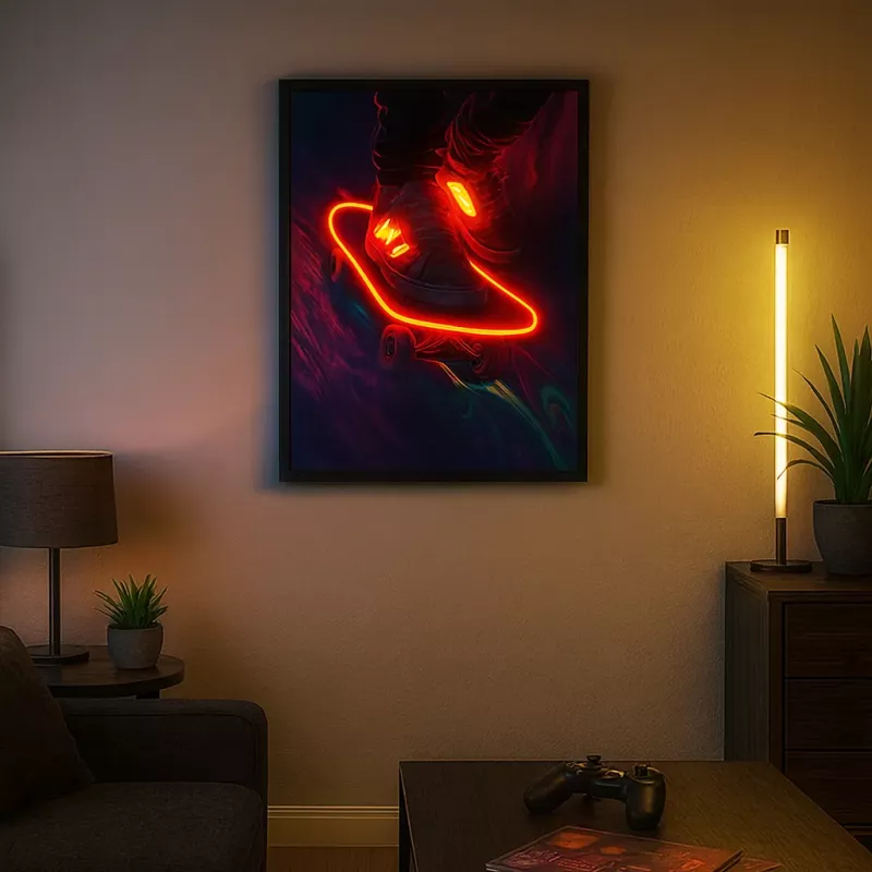 Bilde LED Skateboard